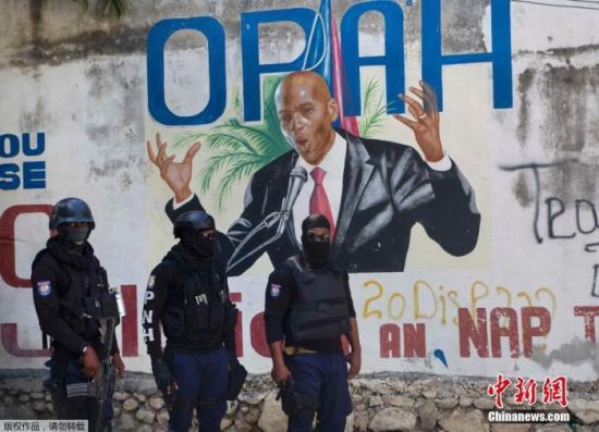 资料图：海地总统莫伊兹遭暗杀后，海地全国进入戒严状态。
