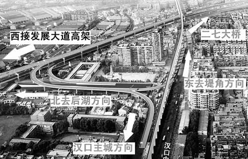 湖北新闻网 武汉二七长江大桥将构建快速过江