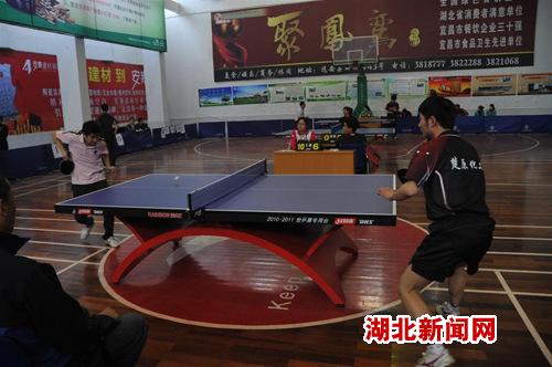 湖北新闻网 远安借乒乓球赛宣传环保(组图)