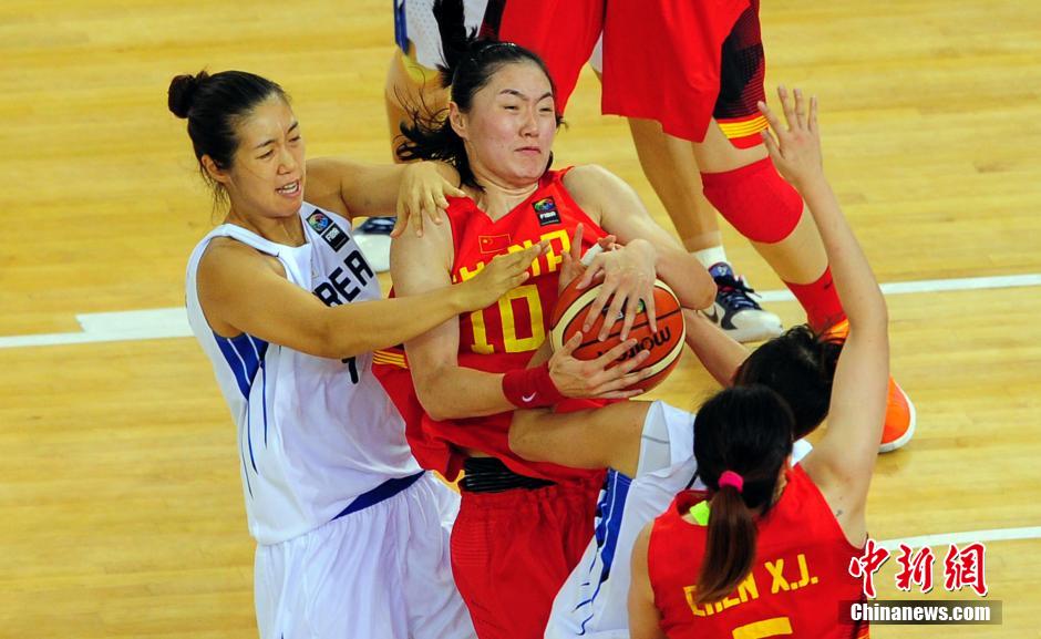 女篮亚锦赛 中国女篮战胜韩国女篮取得两连胜